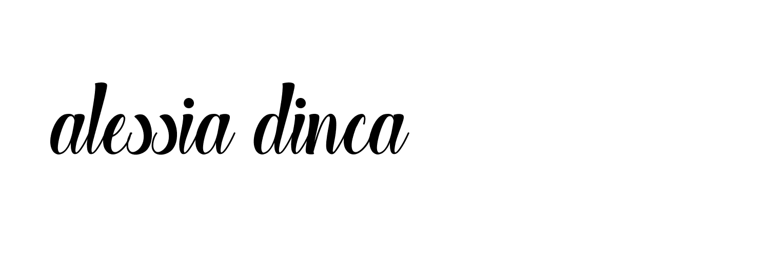 Signature of alessia-dinca