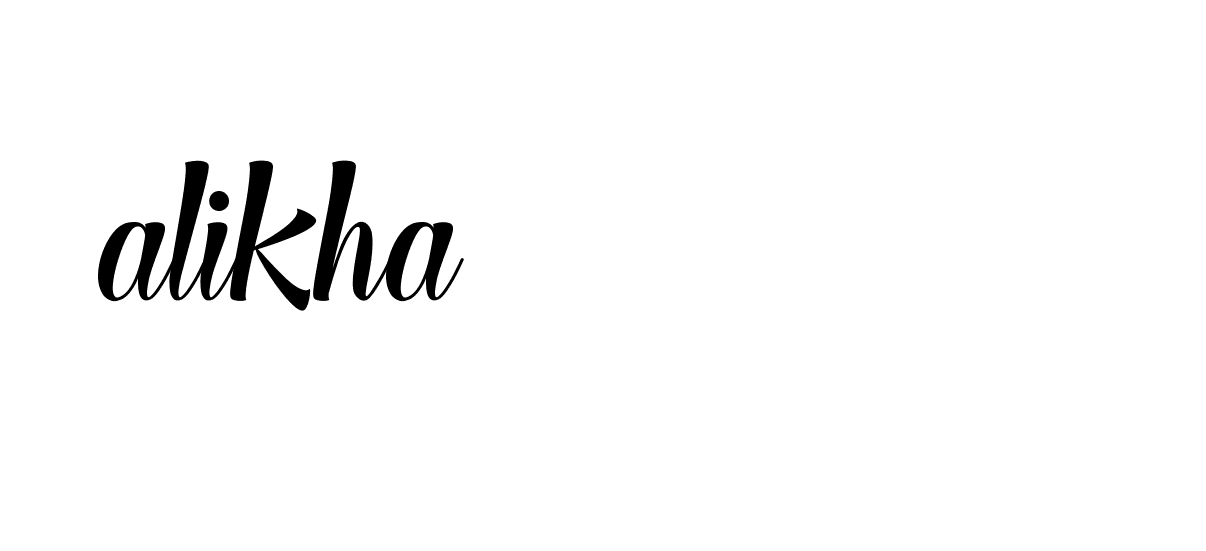 Signature of alikha-