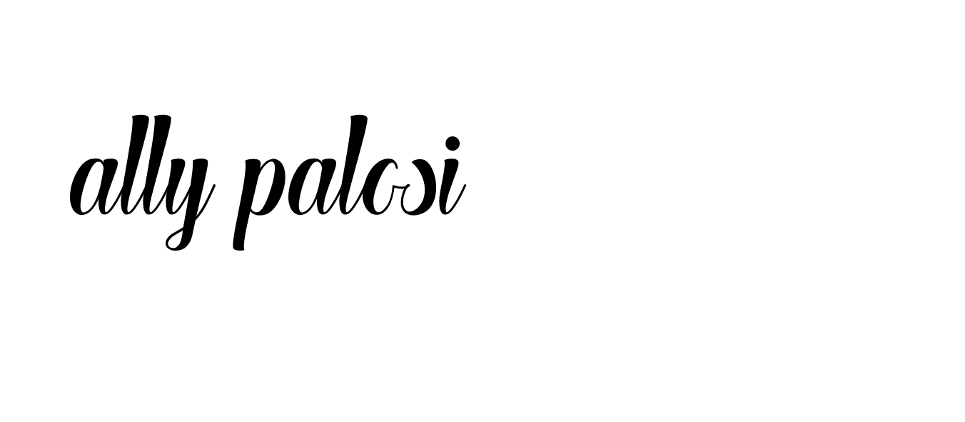 Signature of ally-palosi