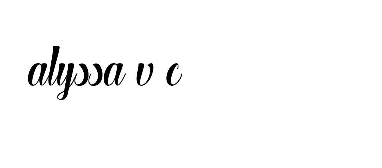 Signature of alyssa-v-c