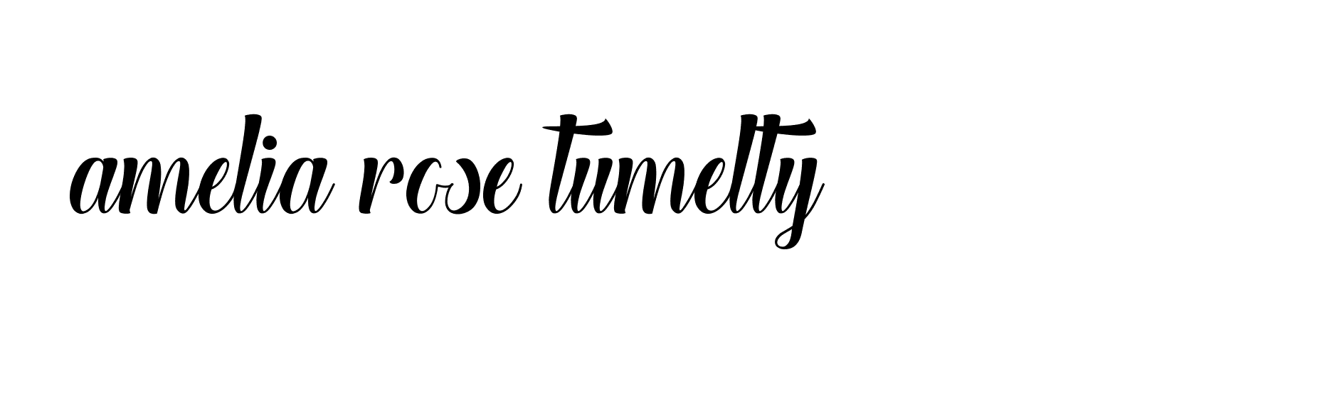 Signature of amelia-rose-tumelty