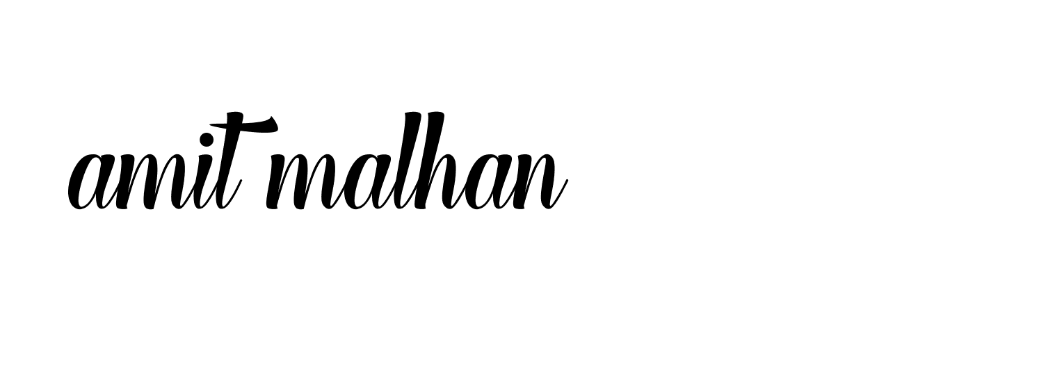 Signature of amit-malhan