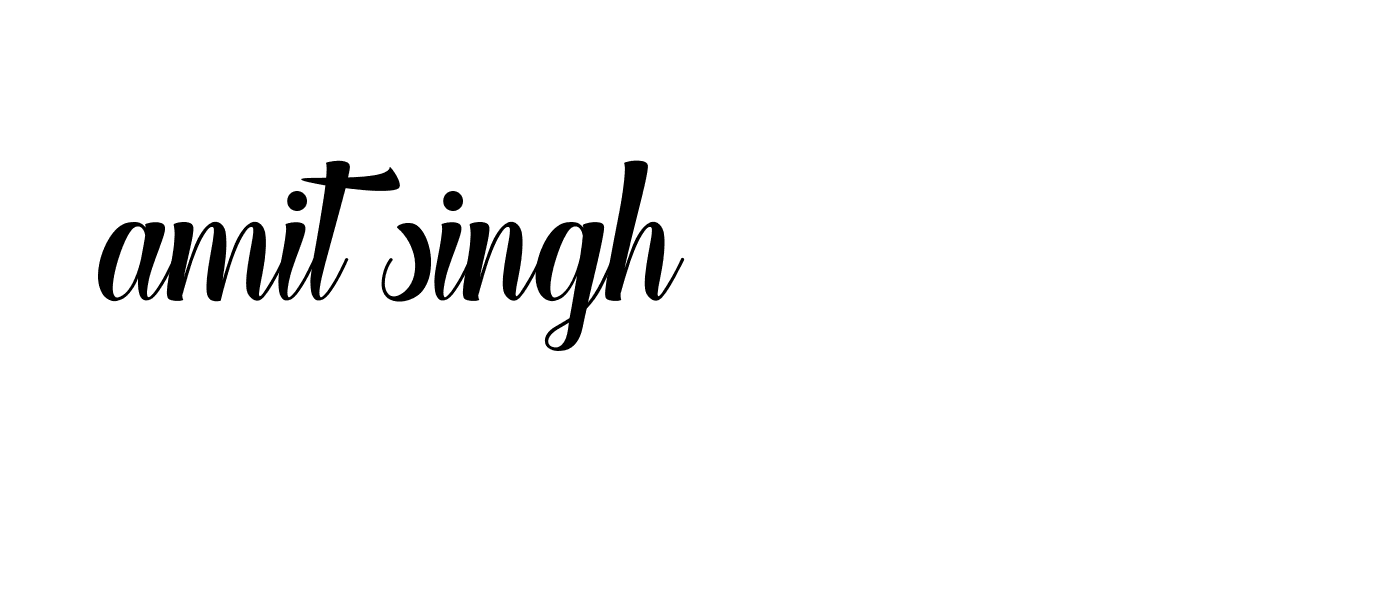 Signature of amit-singh