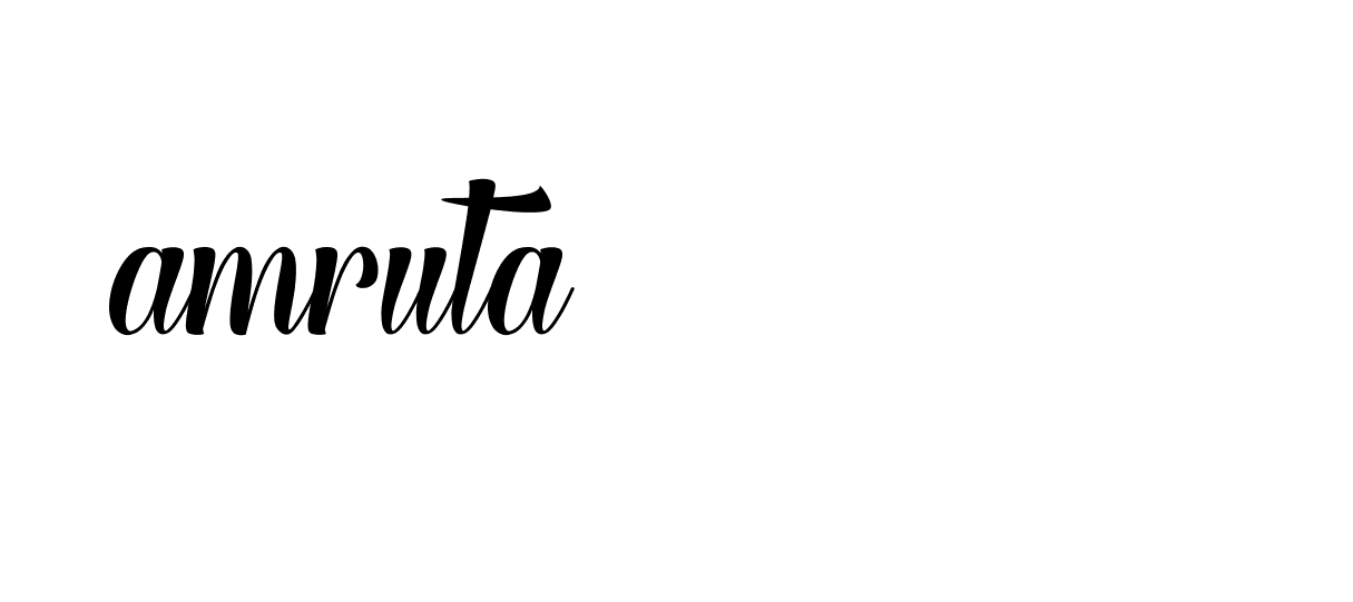 Signature of amruta