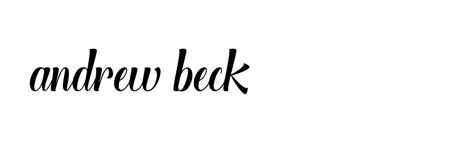 Signature of andrew-beck