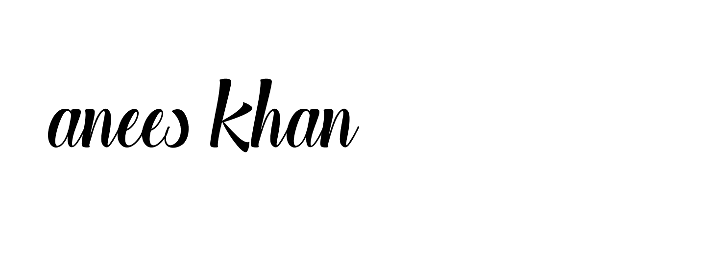 Signature of anees-khan