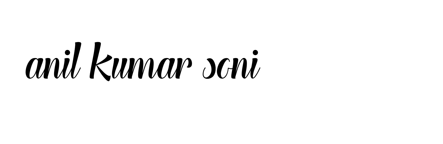 Signature of anil-kumar-soni