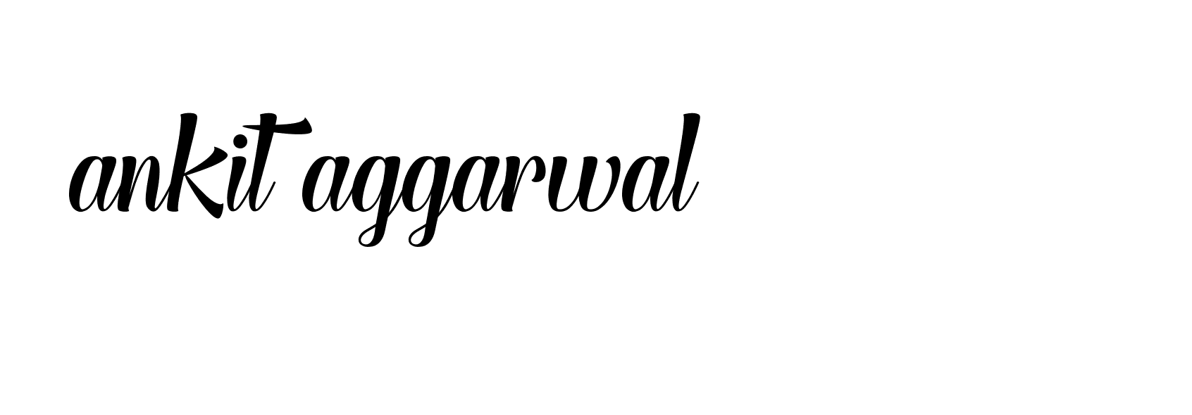 Signature of ankit-aggarwal