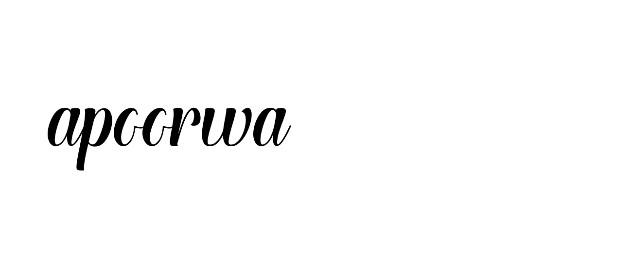 Signature of apoorwa