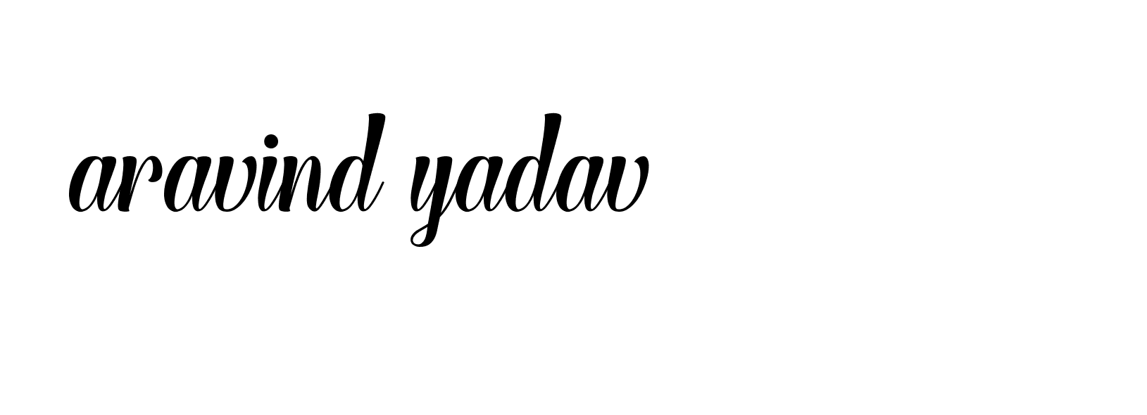 Signature of aravind-yadav