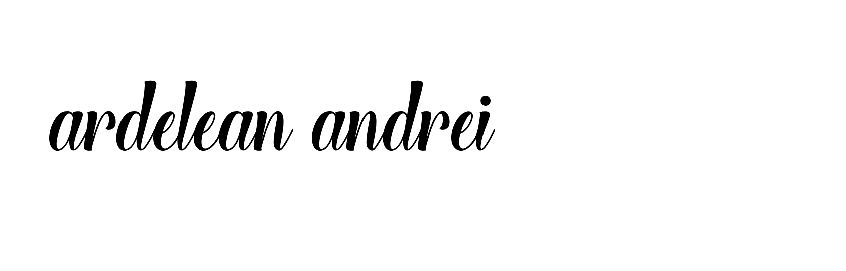 Signature of ardelean-andrei