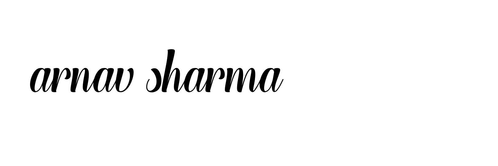 Signature of arnav-sharma