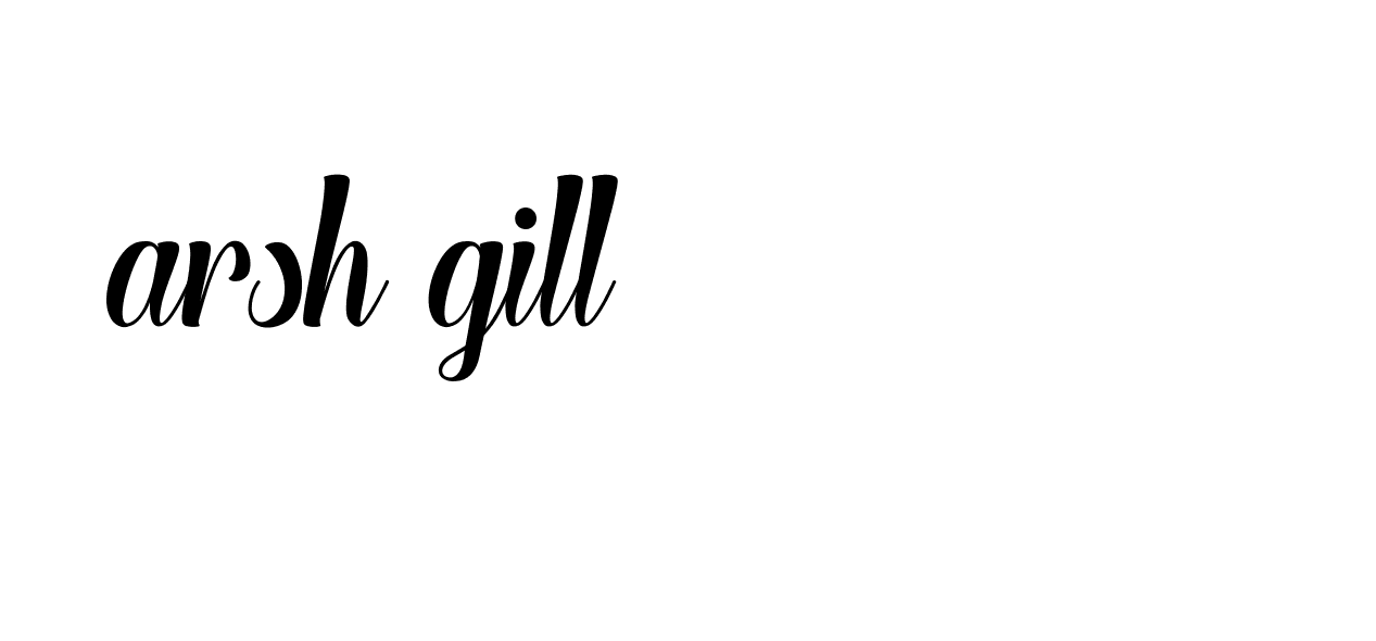 Signature of arsh-gill