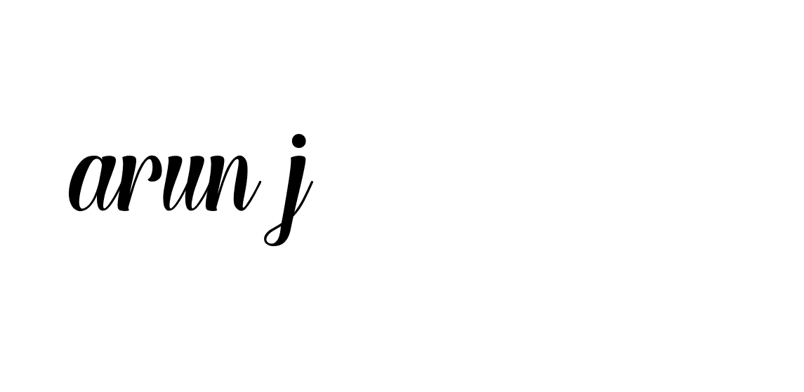 Signature of arun-j