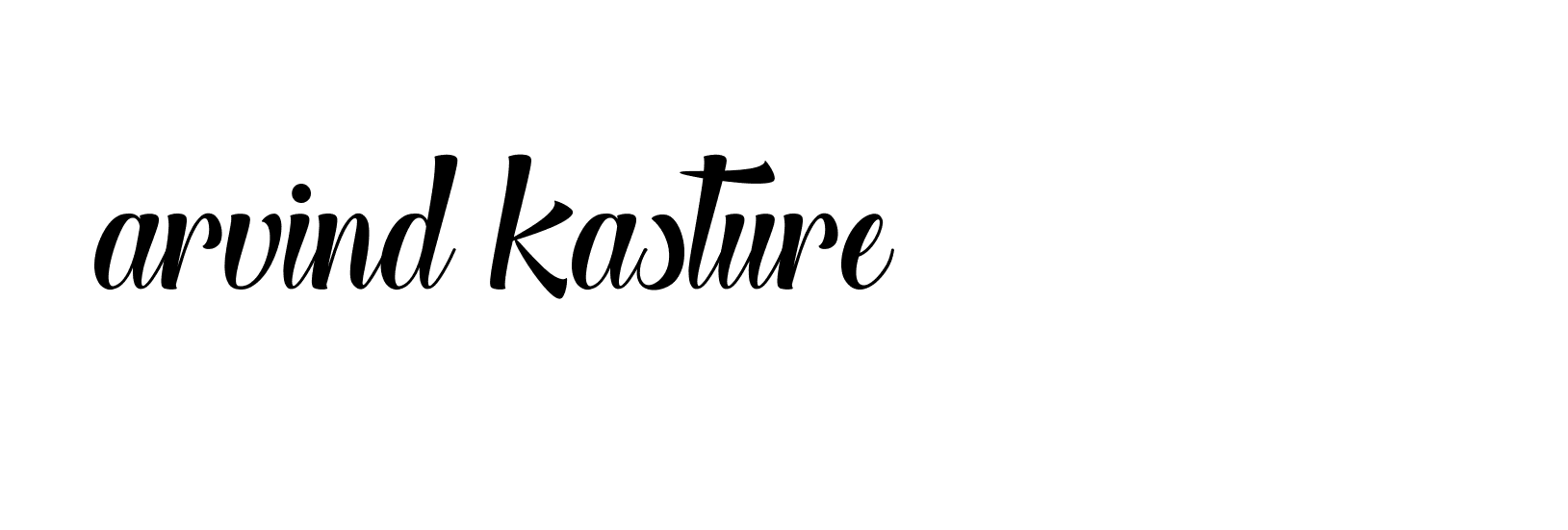 Signature of arvind-kasture