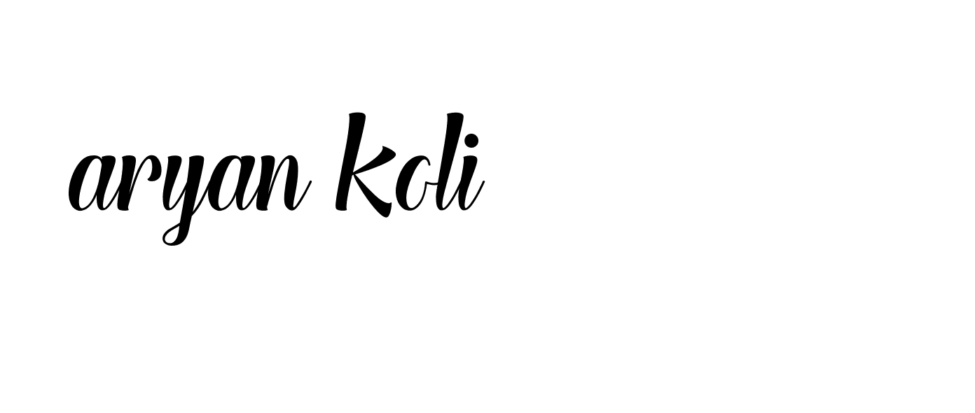 Signature of aryan-koli