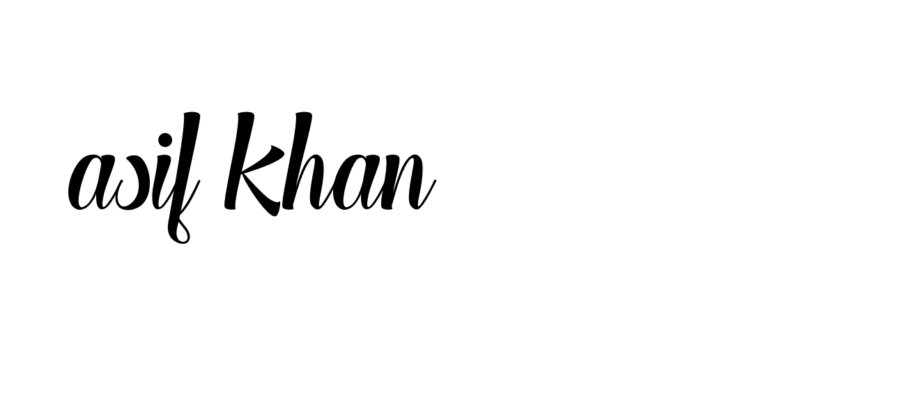 Signature of asif-khan