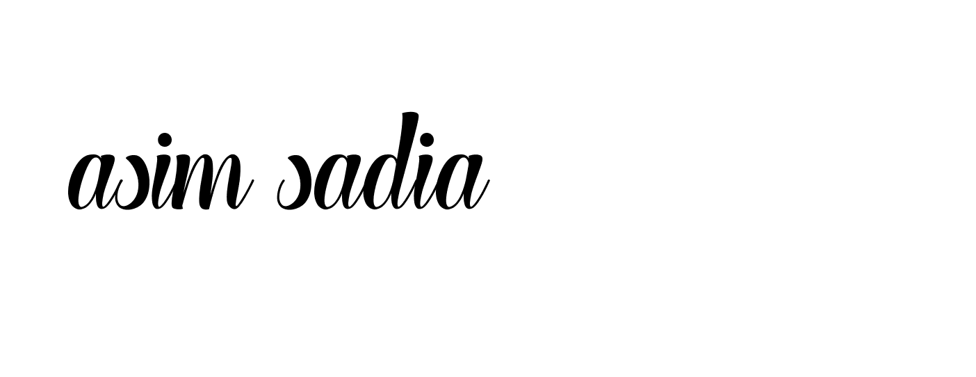 Signature of asim-sadia