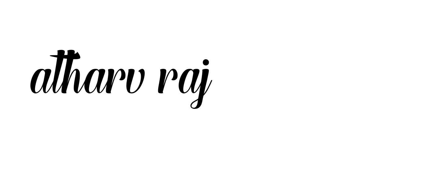 Signature of atharv-raj