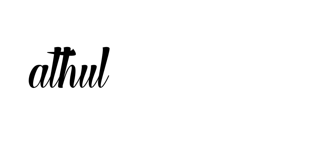 Signature of athul