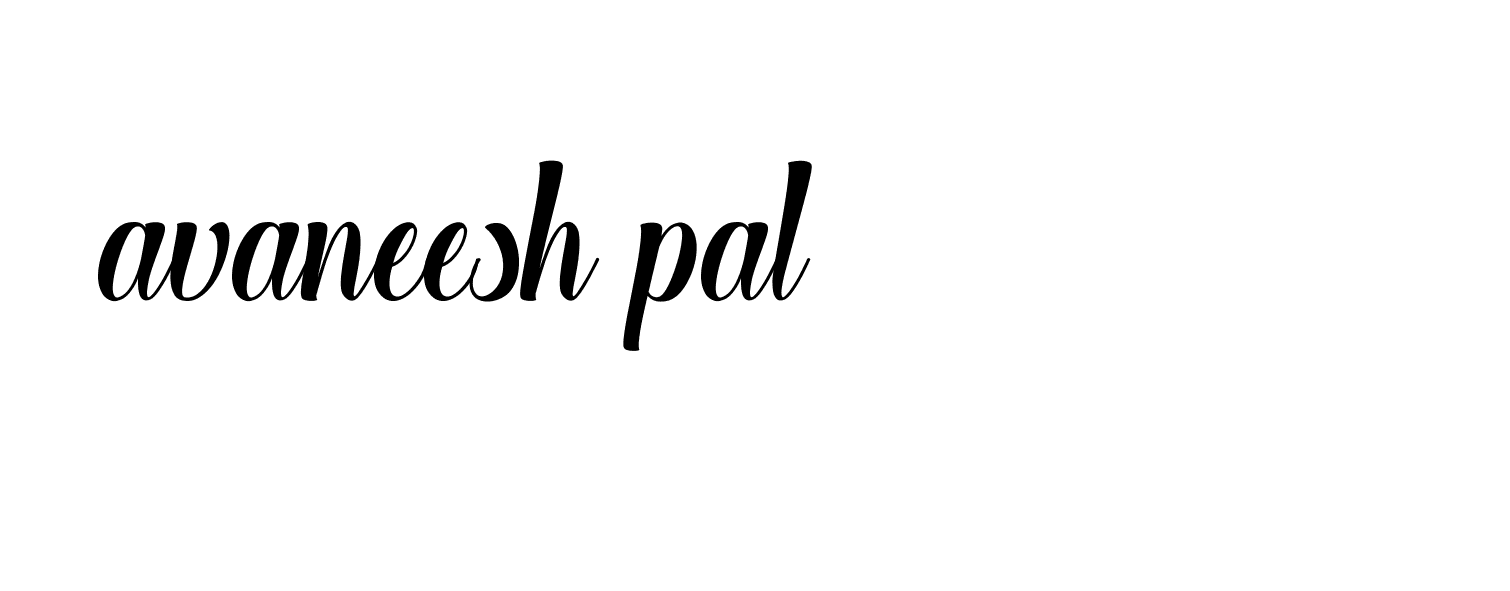 Signature of avaneesh-pal