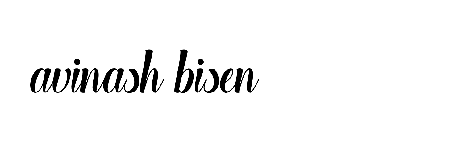 Signature of avinash-bisen