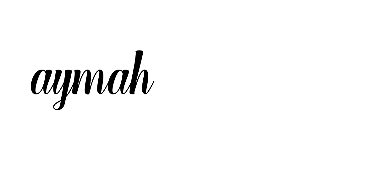 Signature of aymah