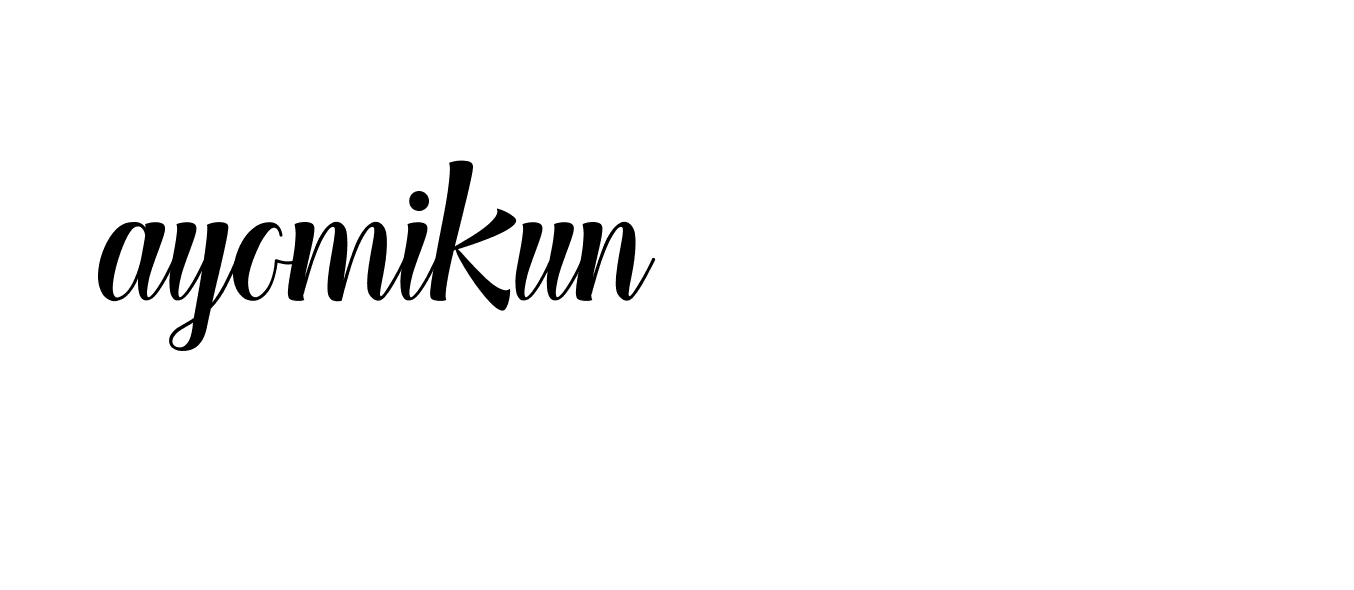 Signature of ayomikun