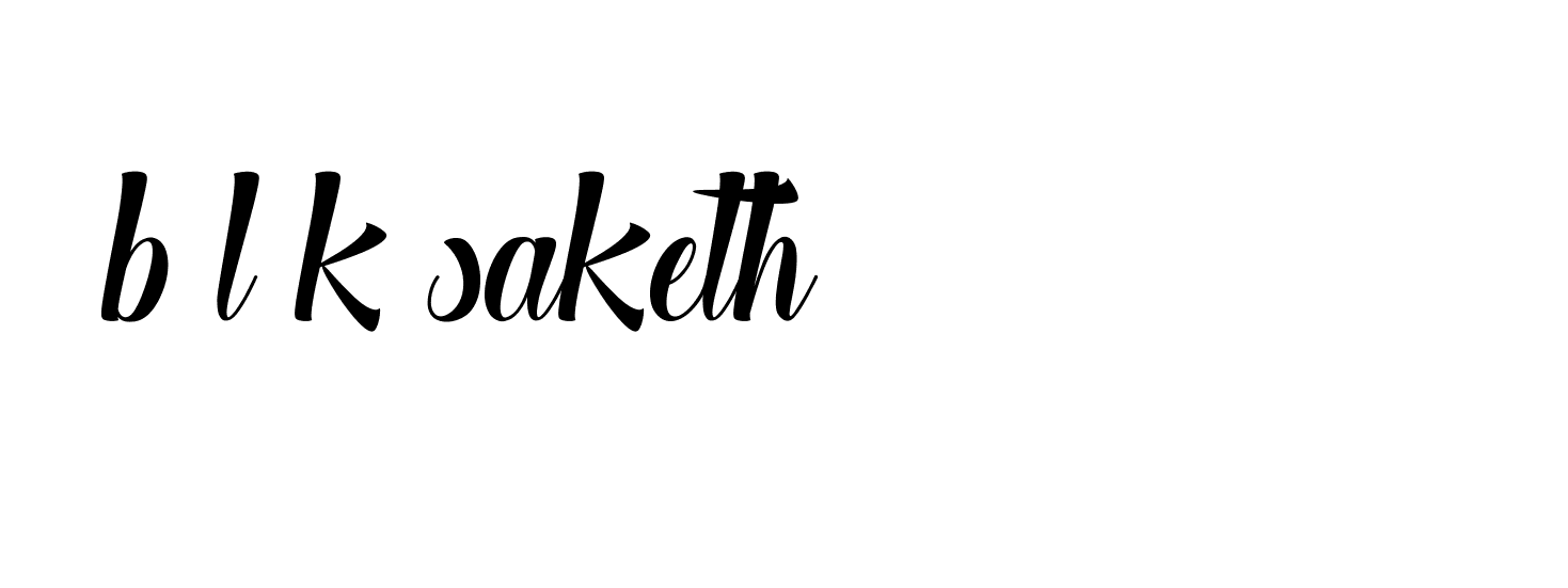 Signature of b-l-k-saketh