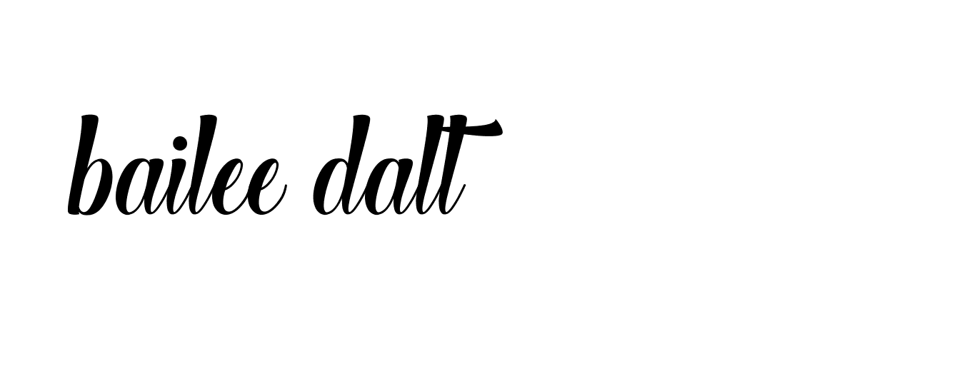 Signature of bailee-dalt