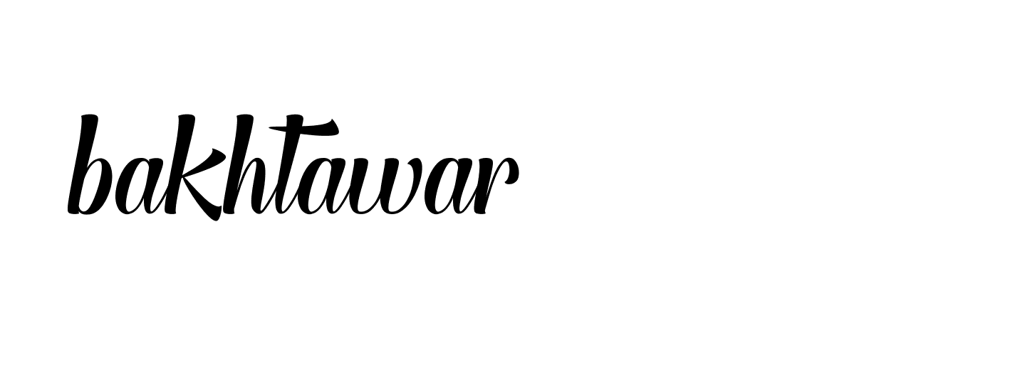 Signature of bakhtawar