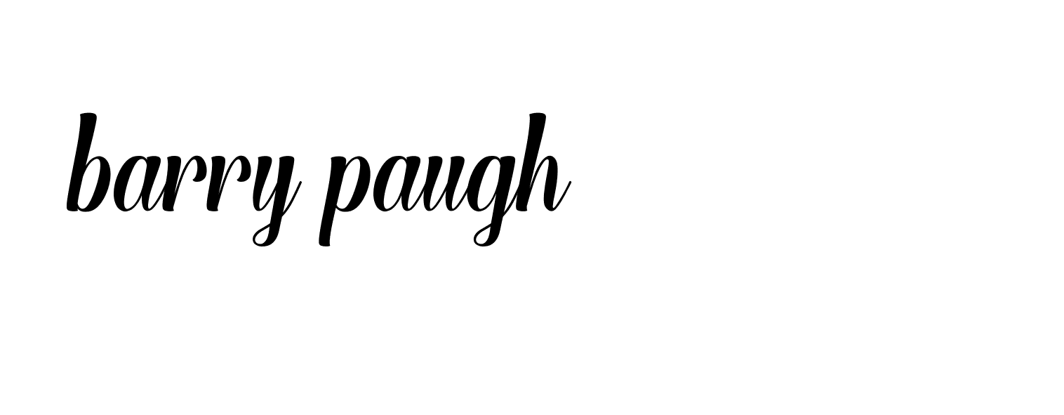 Signature of barry-paugh