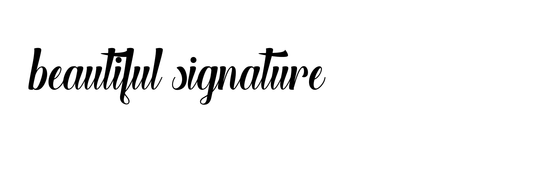 Signature of beautiful-signature