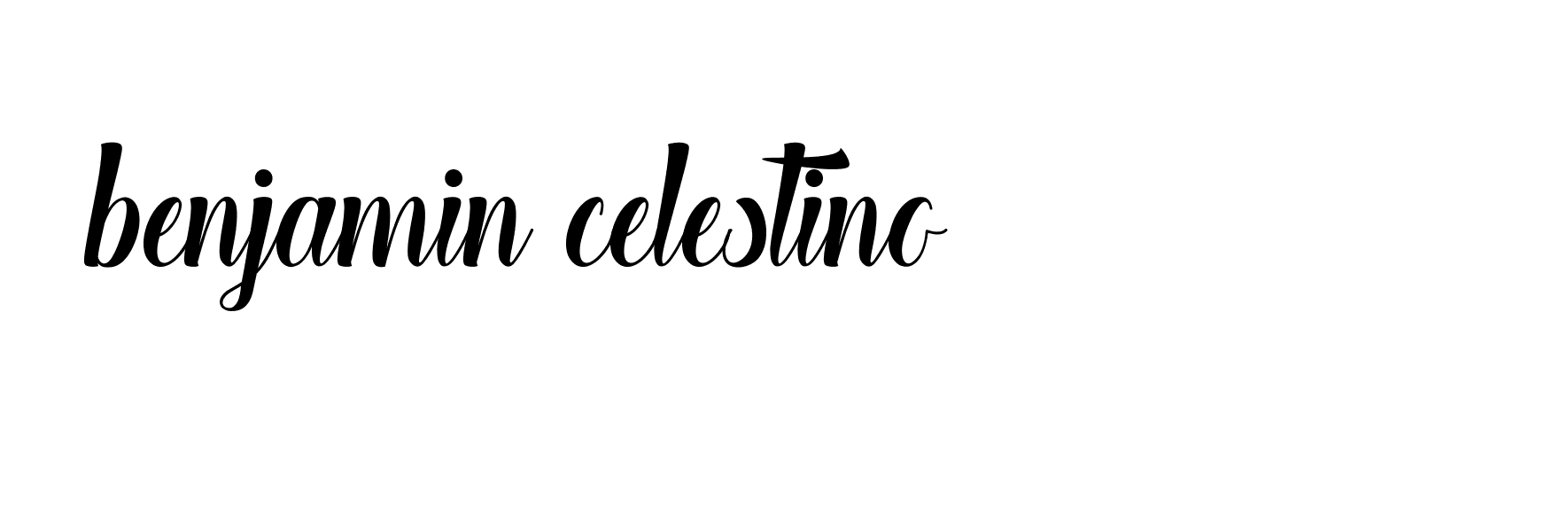 Signature of benjamin-celestino