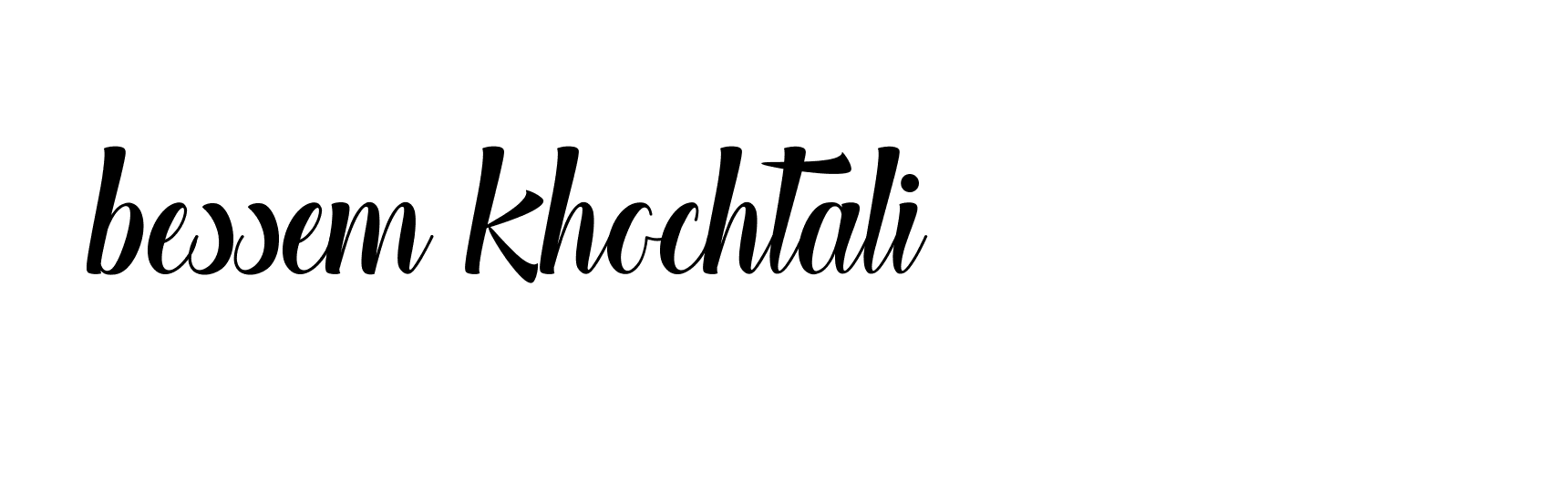 Signature of bessem-khochtali