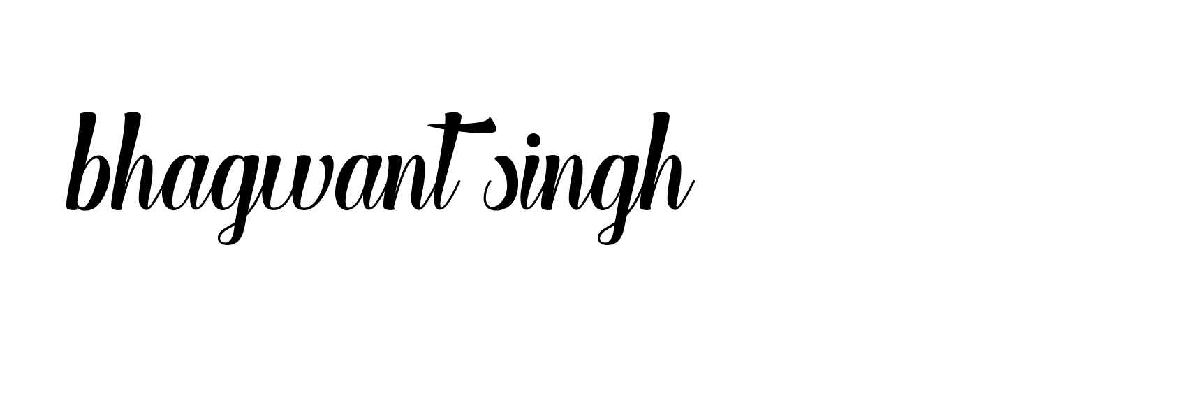 Signature of bhagwant-singh