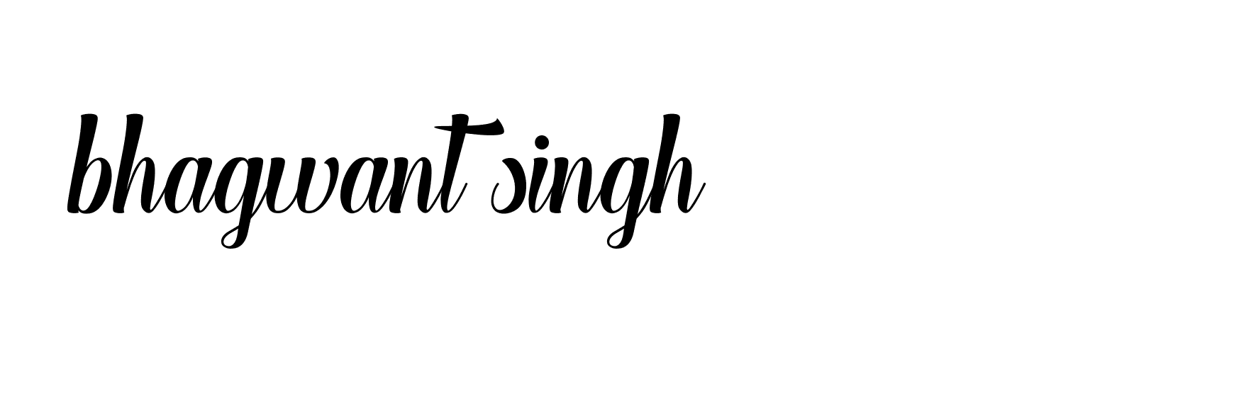 Signature of bhagwant-singh-