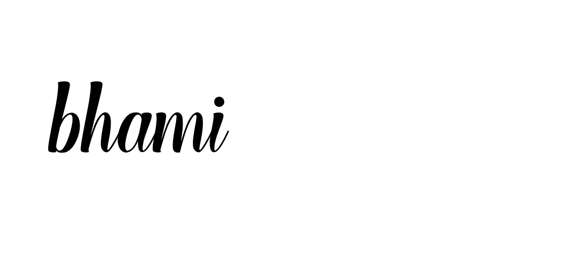 Signature of bhami