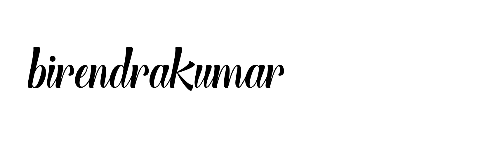 Signature of birendrakumar-