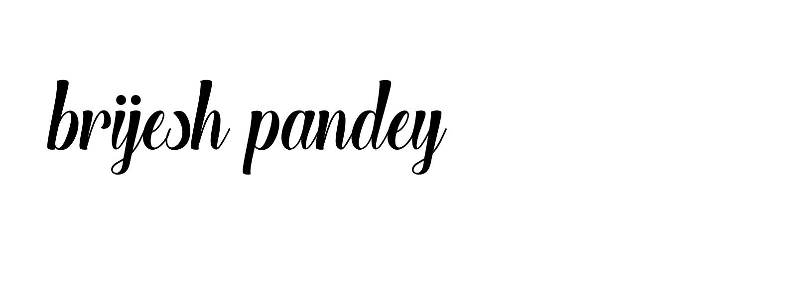 Signature of brijesh-pandey