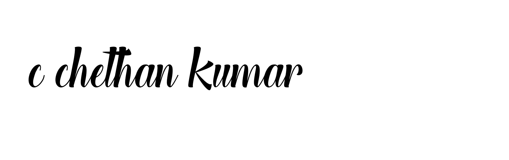 Signature of c-chethan-kumar