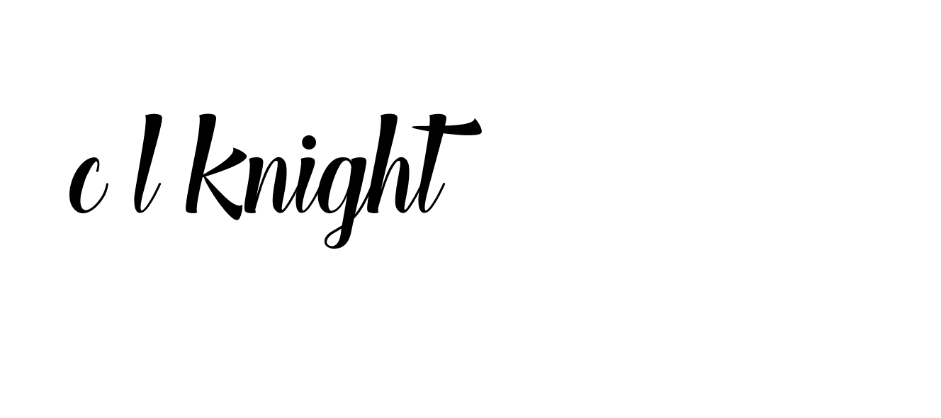 Signature of c-l-knight