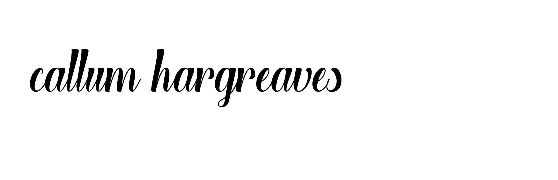 Signature of callum-hargreaves