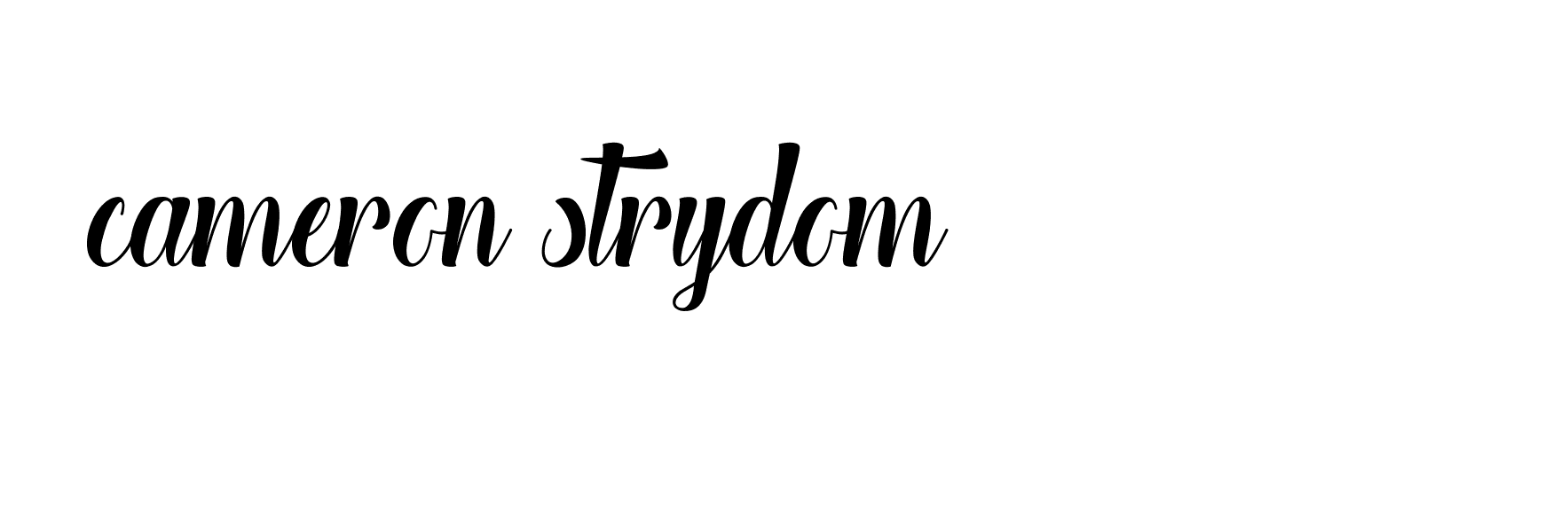 Signature of cameron-strydom