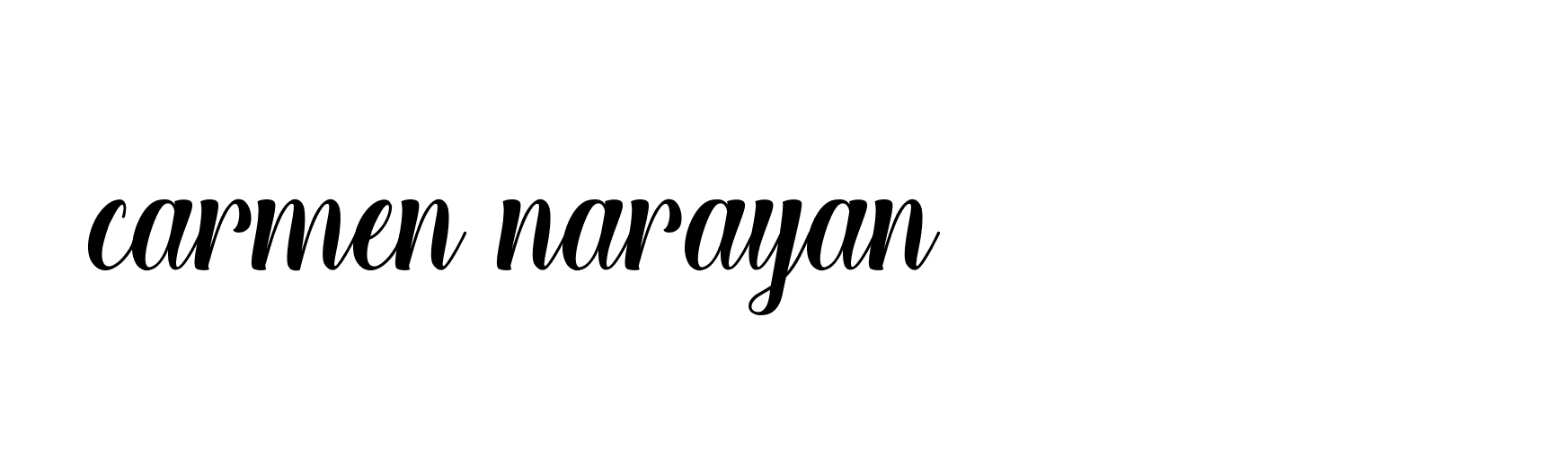 Signature of carmen-narayan