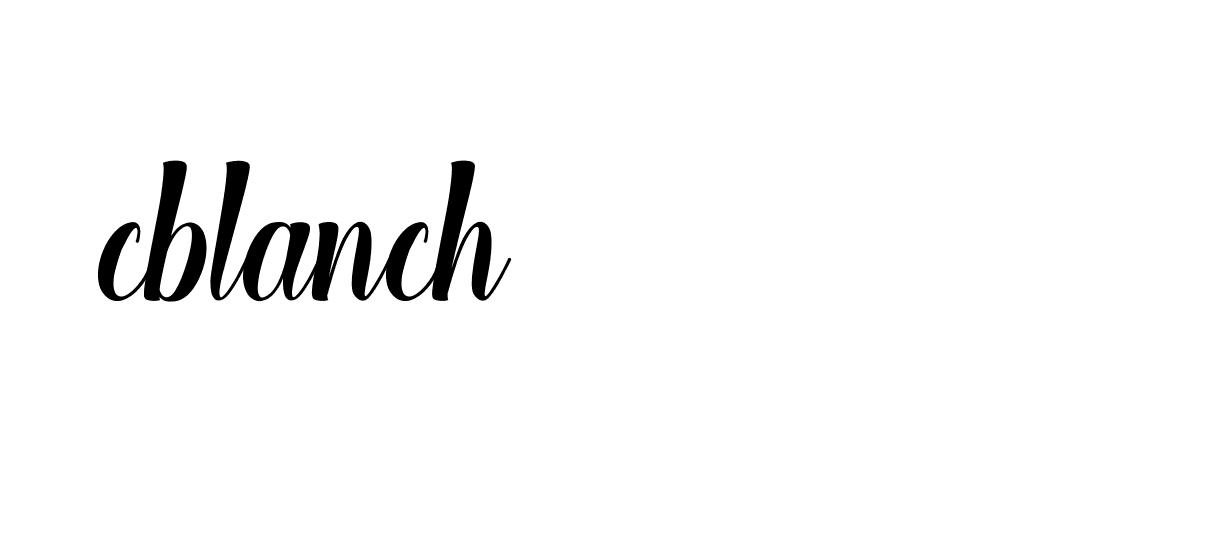 Signature of cblanch