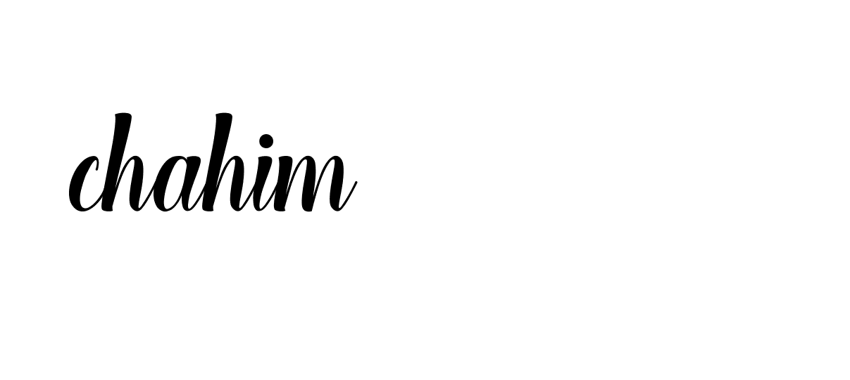 Signature of chahim