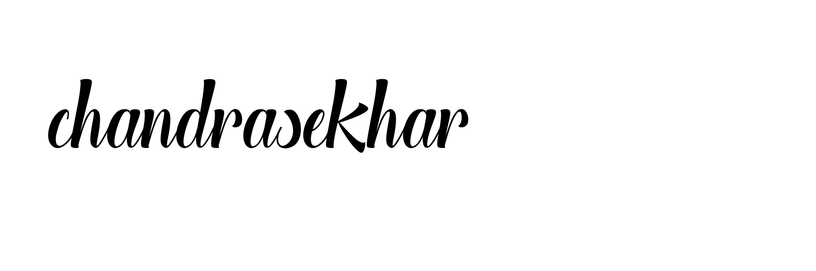 Signature of chandrasekhar