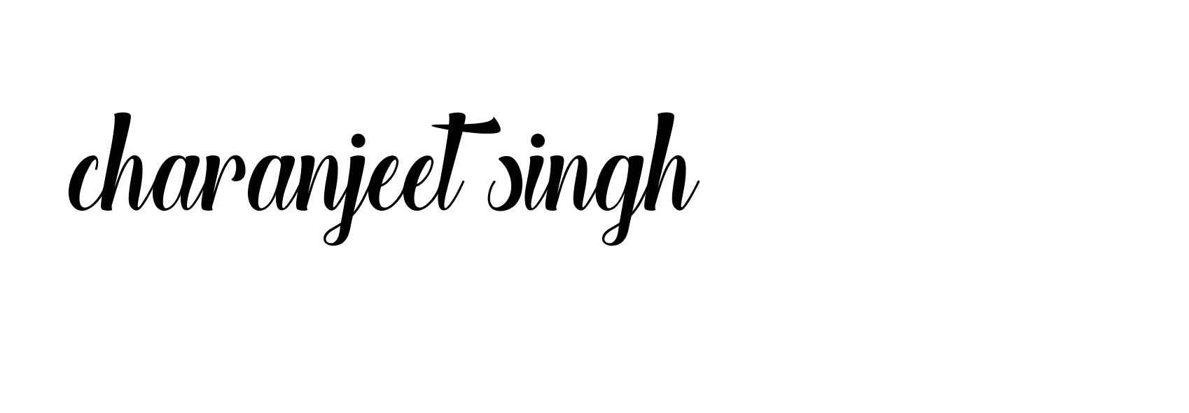 Signature of charanjeet-singh