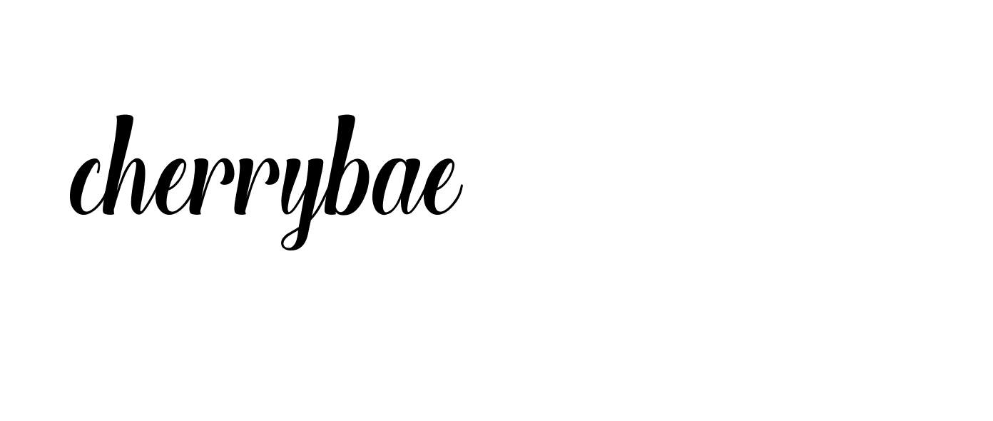 Signature of cherrybae-